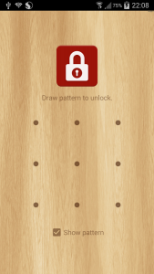 unlock with pattern